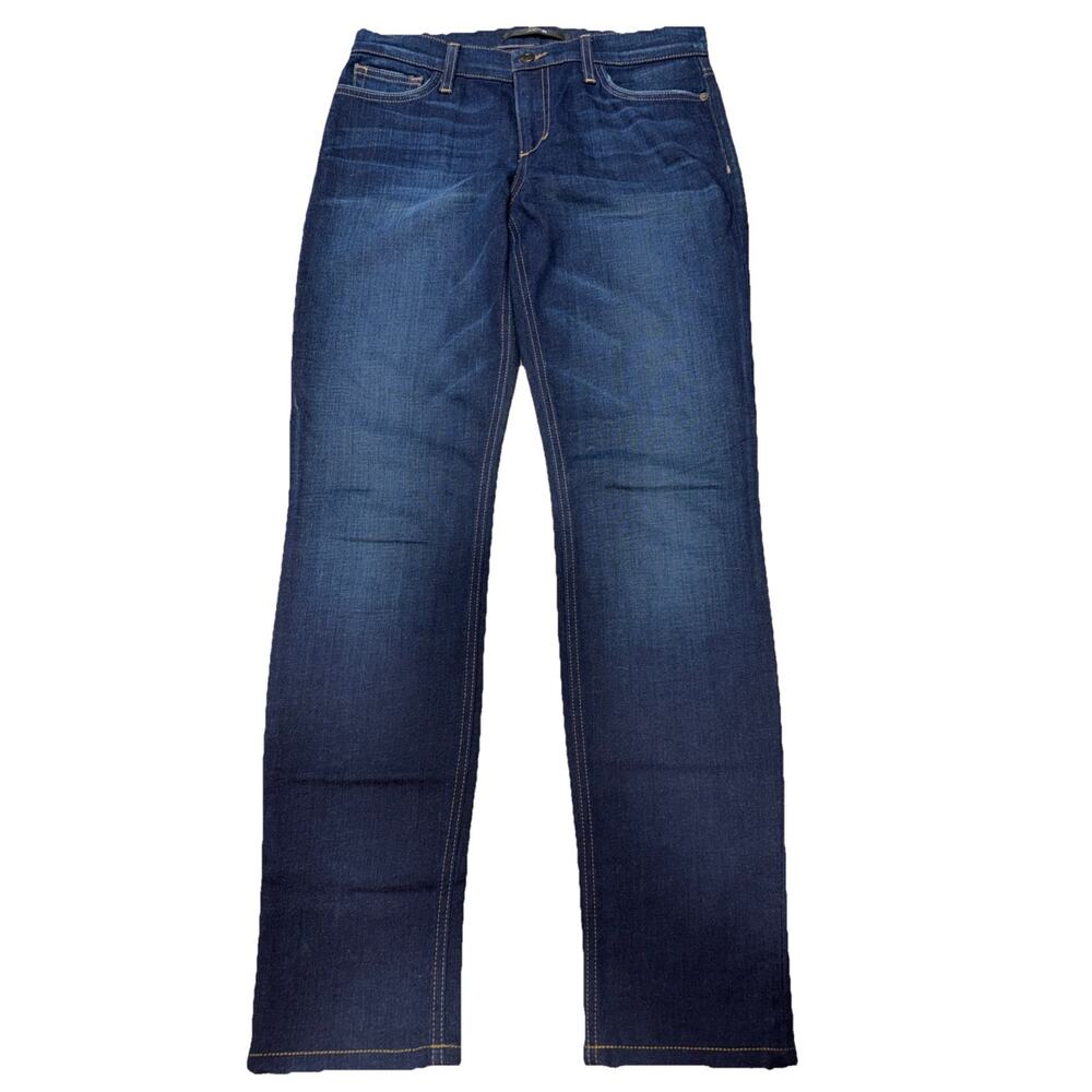 Joe's Jeans Women's Mid- Rise Straight Leg in Dark Blue Size 28